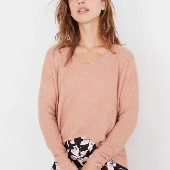 Madewell Kimball Pullover Sweater in Heather Rose Size Small - Picture 1 of 9